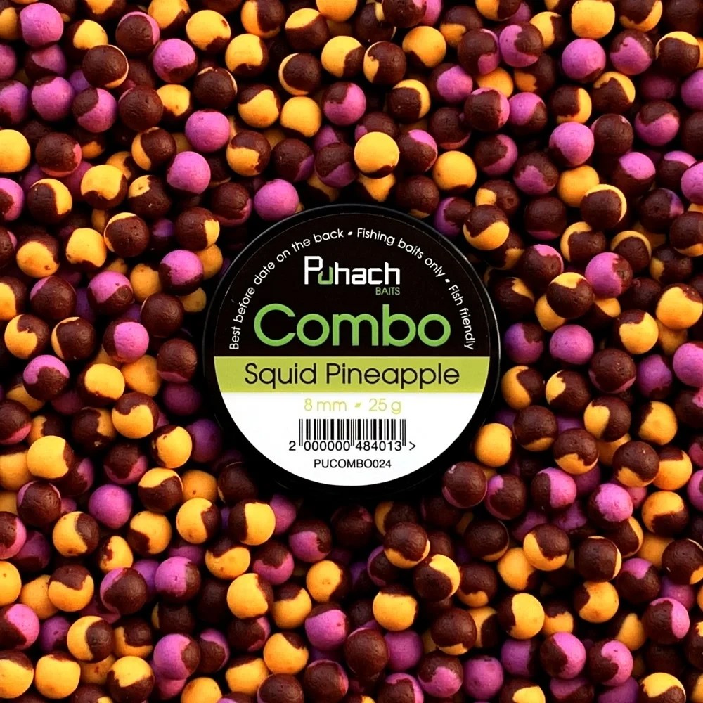 Вафтерси Puhach Baits Combo 8 mm Squid Pineapple (Кальмар/Ананас)