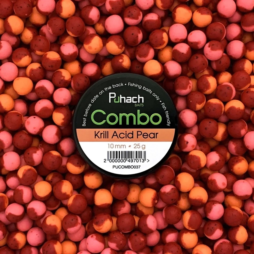 Вафтерси Puhach Baits Combo 10 mm Krill Acid Pear