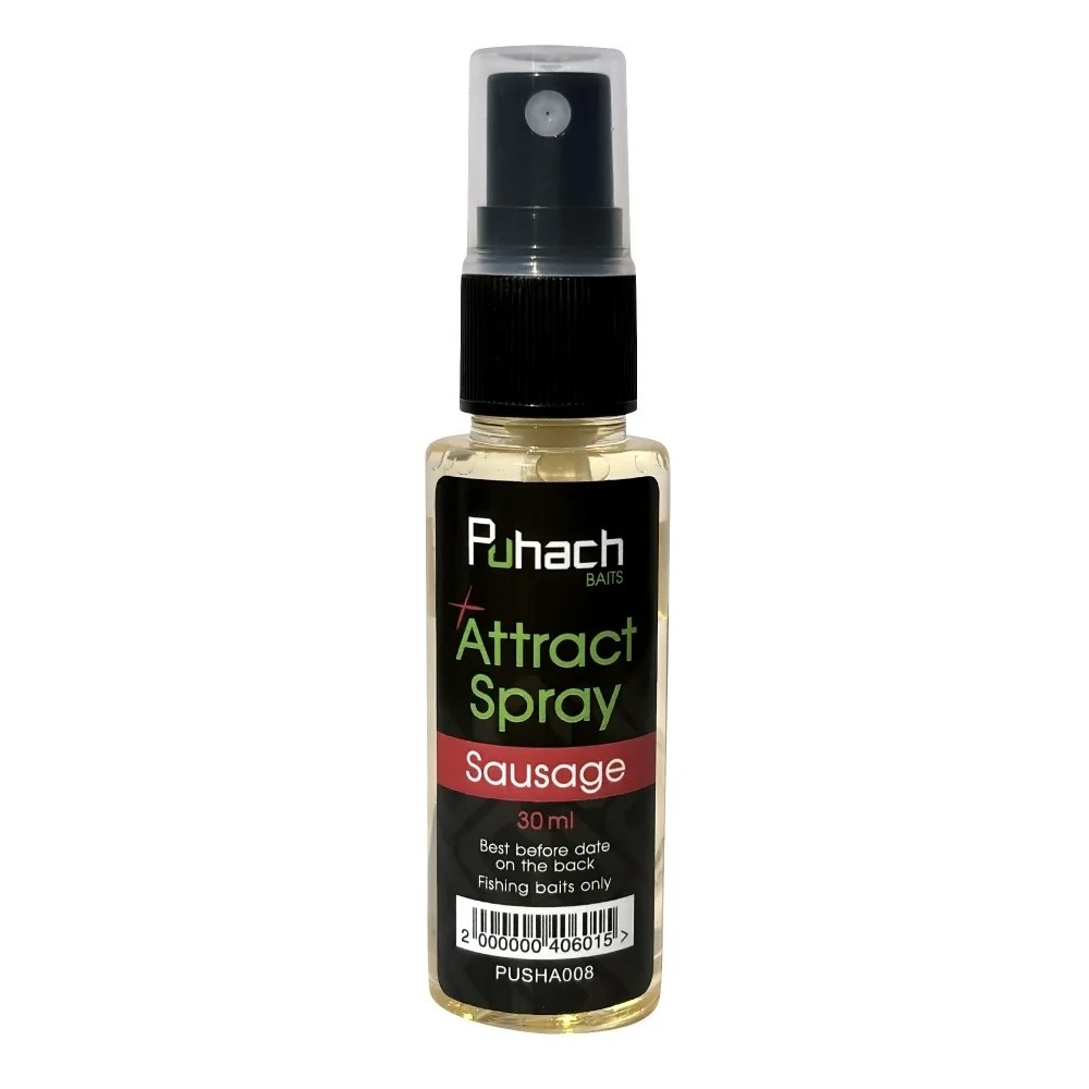 Спрей атрактант Puhach Baits +Attract Spray 30 ml Sausage