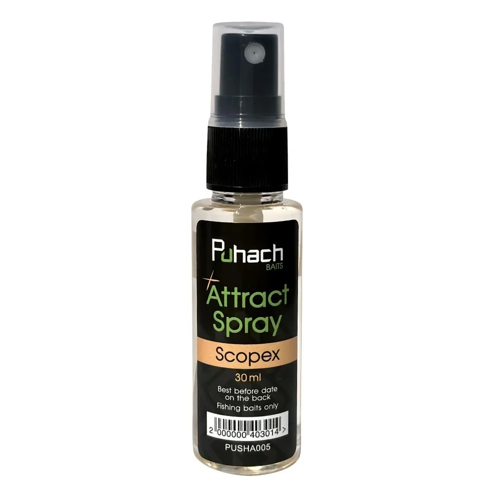 Спрей атрактант Puhach Baits +Attract Spray 30 ml Scopex