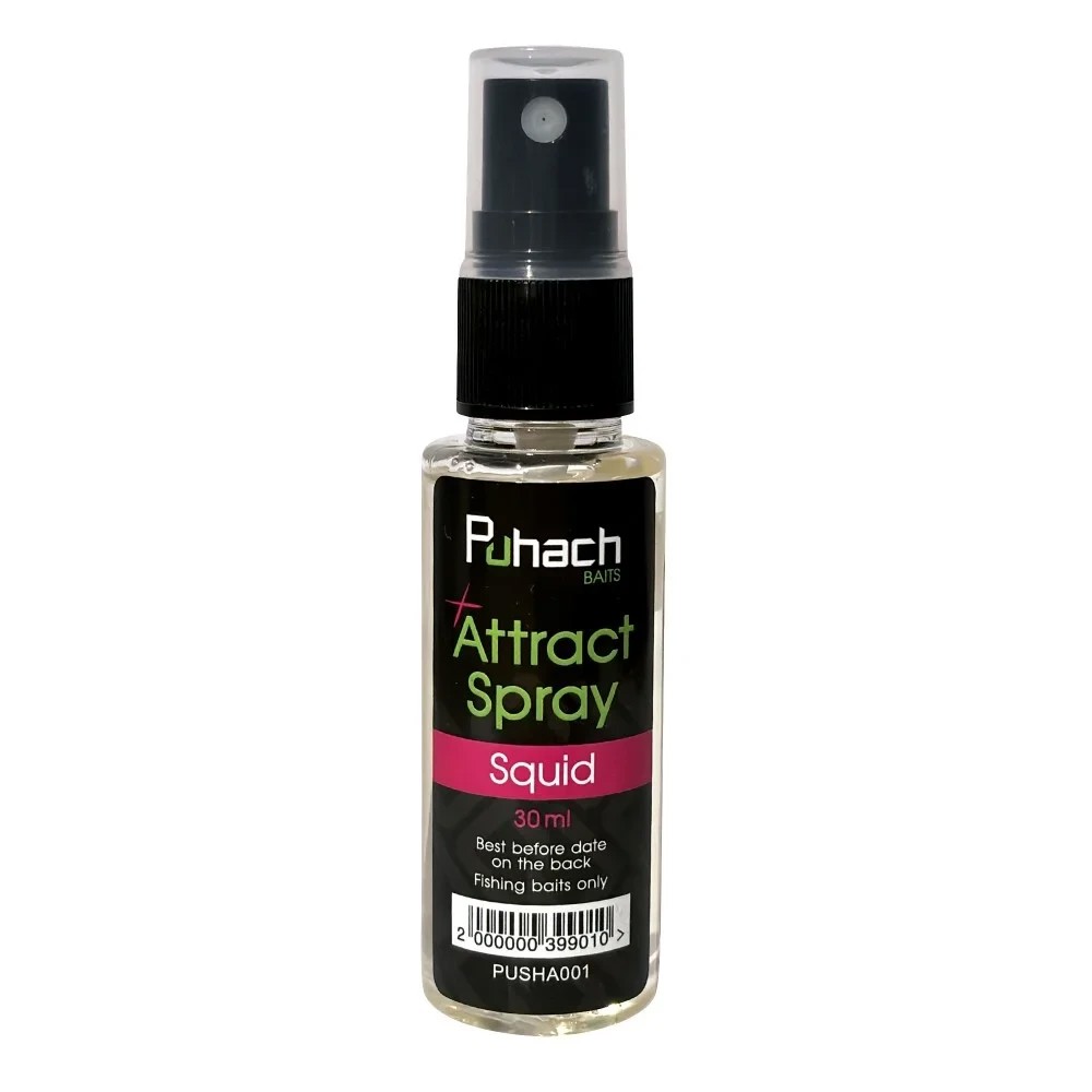 Спрей атрактант Puhach Baits +Attract Spray 30 ml Squid