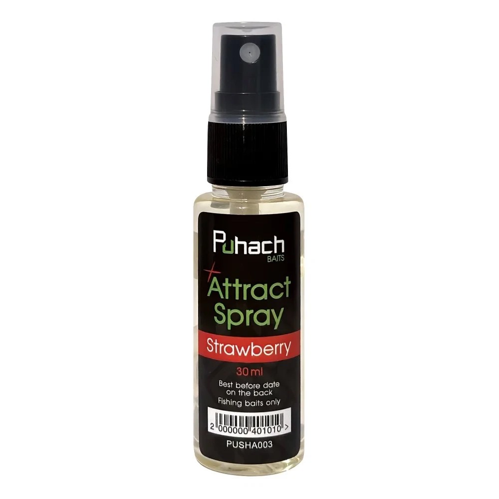 Спрей атрактант Puhach Baits +Attract Spray 30 ml Strawberry