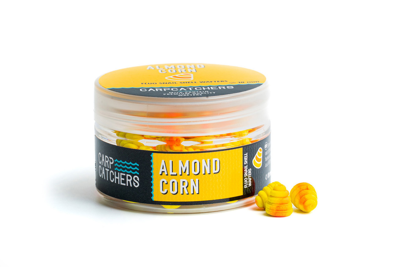 Вафтерc Carp Catchers Fluo Snail Shell Wafters ALMOND CORN 10 мм 25 г