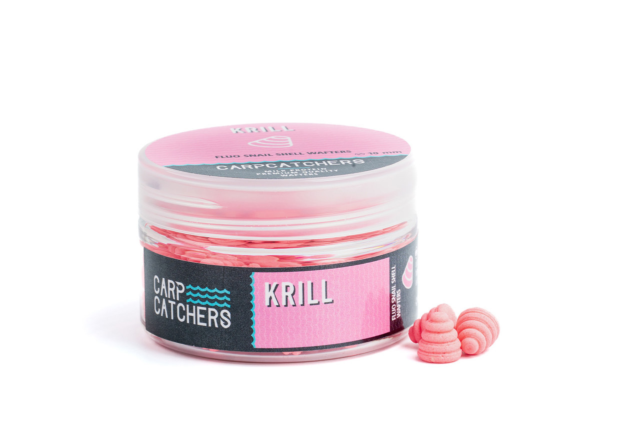 Вафтерc Carp Catchers Fluo Snail Shell Wafters KRILL 10 мм 25 г