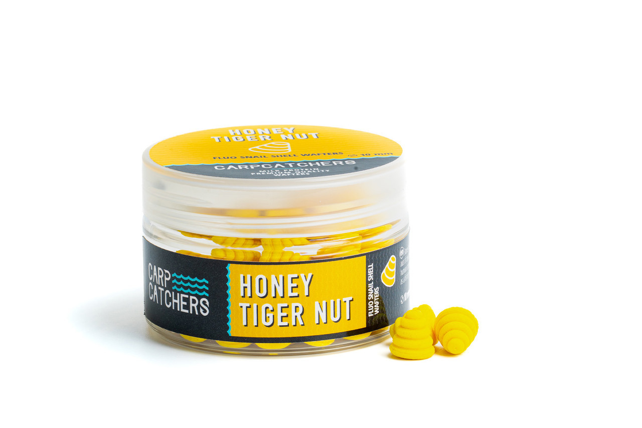 Вафтерc Carp Catchers Fluo Snail Shell Wafters HONEY TIGER NUT 10 мм 25 г