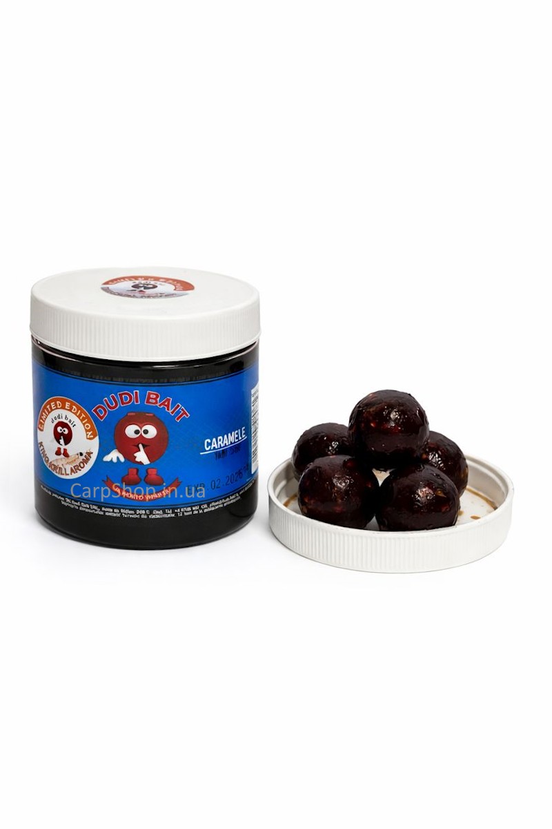 Бойли насадкові Dudi Bait Caramel Tari King Krill 20 мм Limited edition
