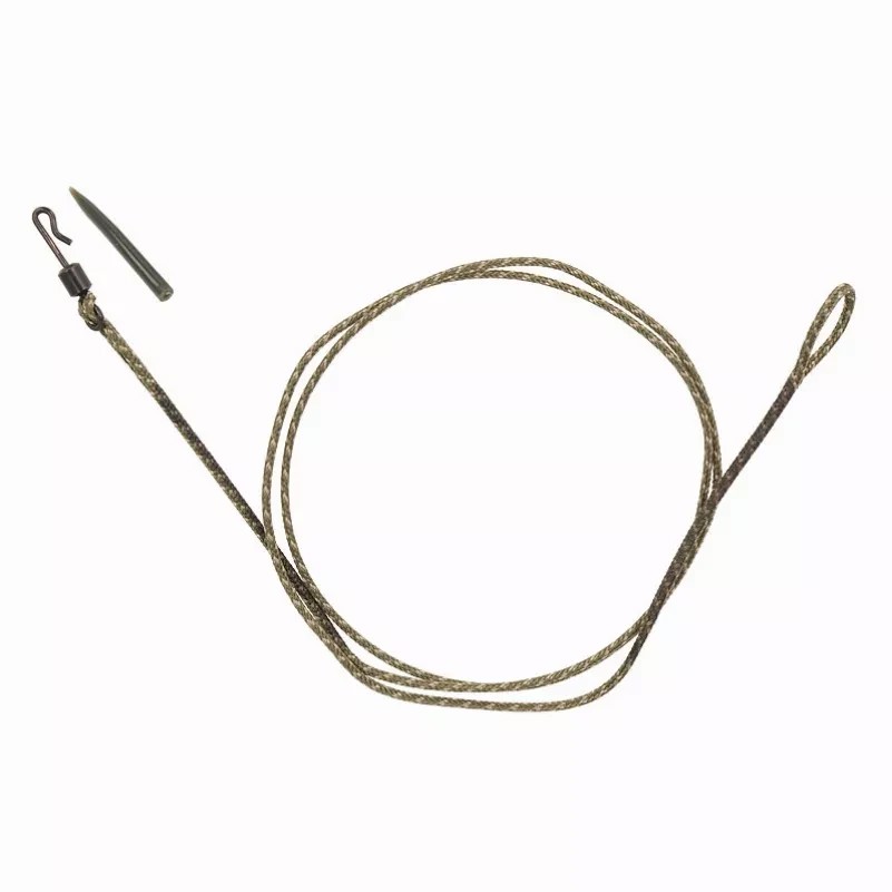 Оснащення коропове GC Looped Leadcore with Quick Change 80см 45lb (2шт) Camo Green