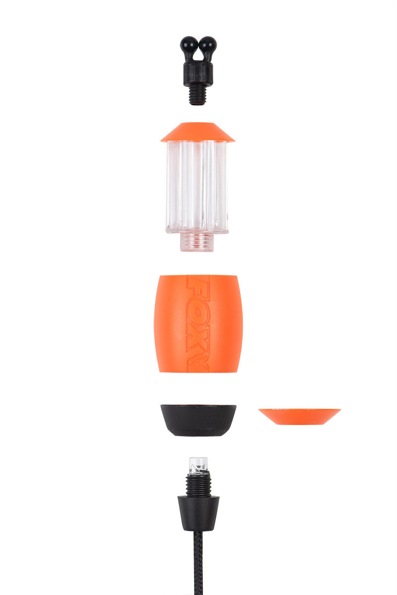 Сигналізатор на ланцюжку Fox Black Label Dumpy Halo Bobbin. Red