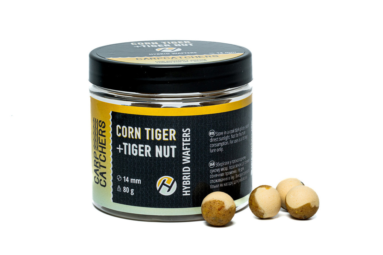 Бойли Hybrid Wafters Carp Catchers 14 мм 80 г CORN TIGER&TIGER NUT