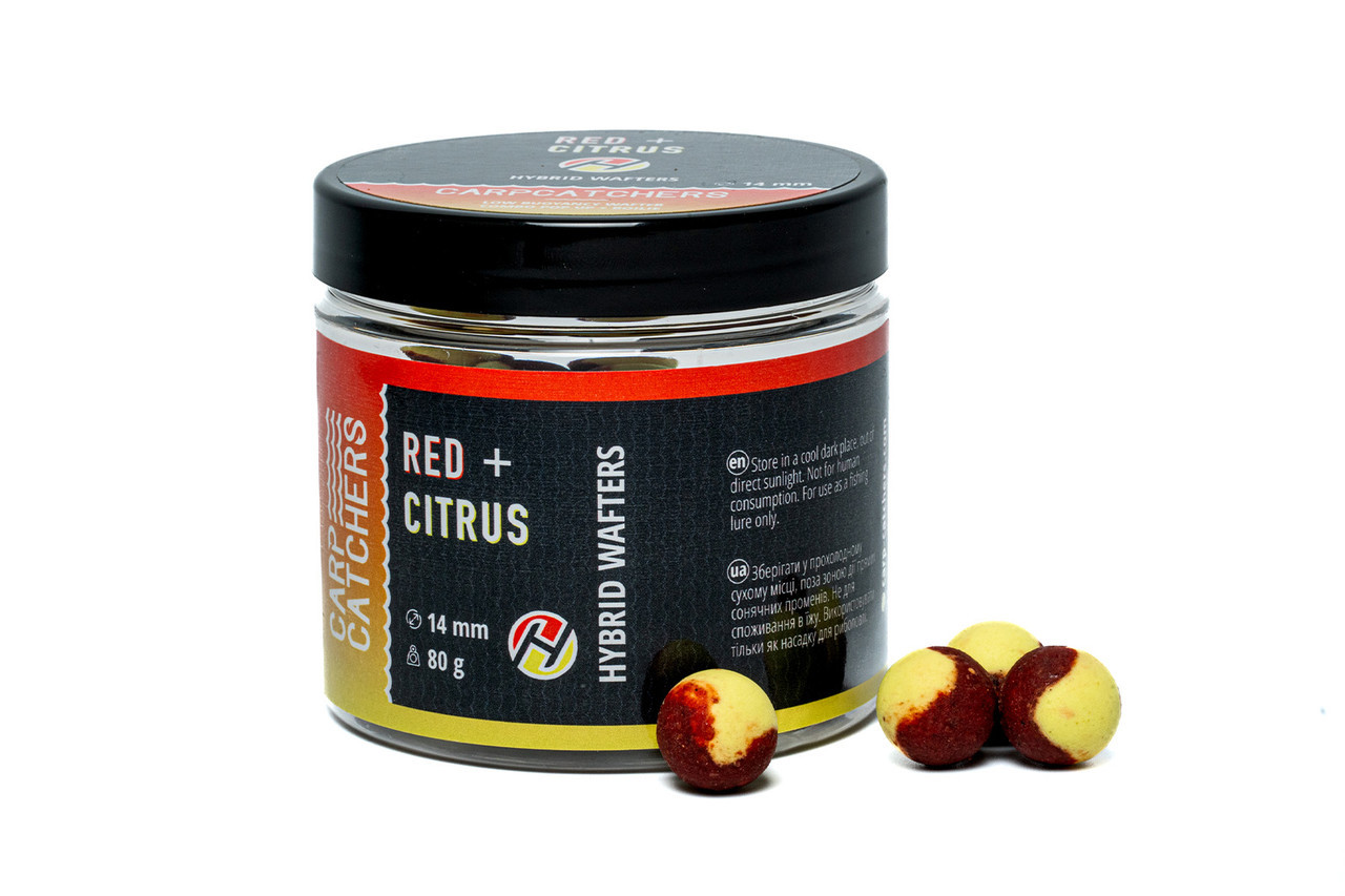 Бойли Hybrid Wafters Carp Catchers 14 мм 80 г RED&CITRUS