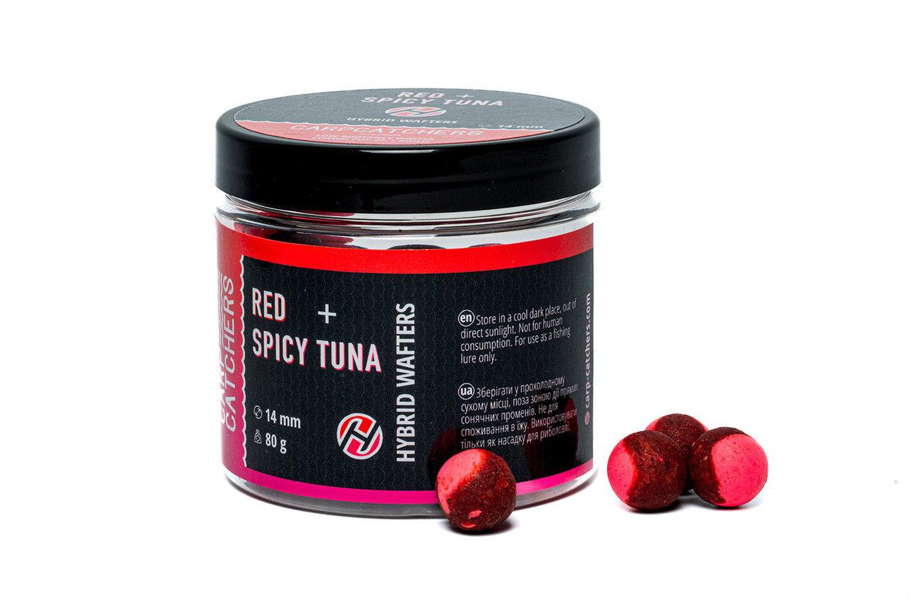 Бойли Hybrid Wafters Carp Catchers 14 мм 80 г RED&SPICY TUNA
