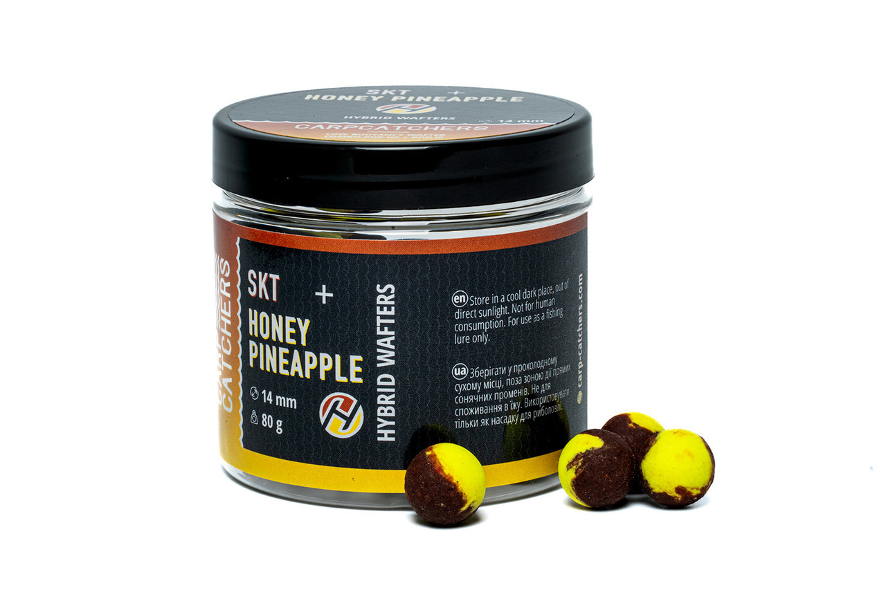 Бойли Hybrid Wafters Carp Catchers 14 мм 80 г SKT&HONEY PINEAPPLE