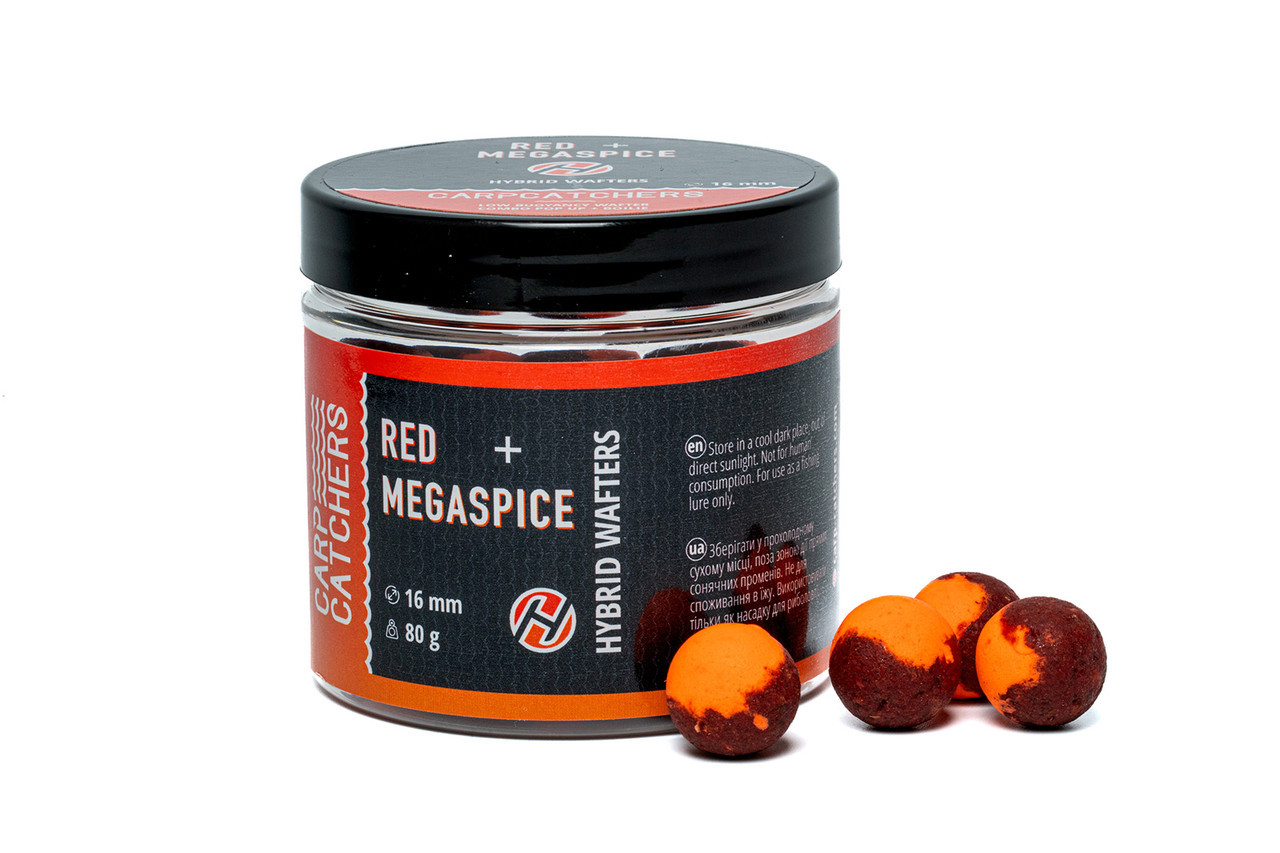 Бойли Hybrid Wafters Carp Catchers 16 мм 80 г RED&MEGASPICE