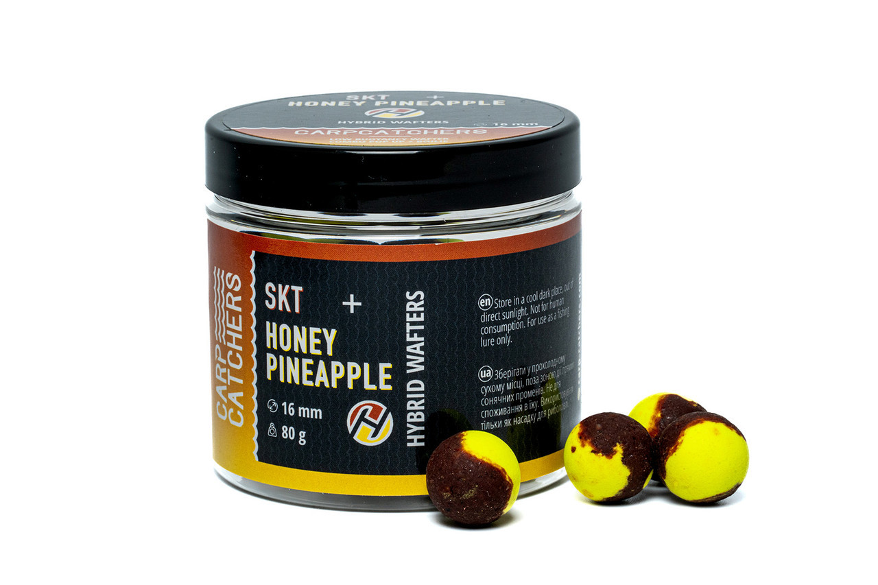 Бойли Hybrid Wafters Carp Catchers 16 мм 80 г SKT&HONEY PINEAPPLE
