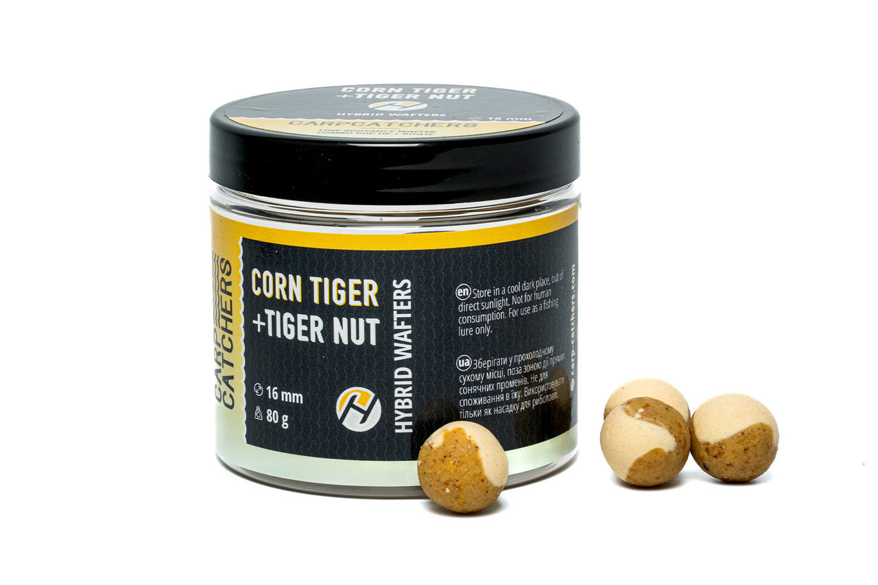 Бойли Hybrid Wafters Carp Catchers 16 мм 80 г CORN&TIGER-TIGER NUT