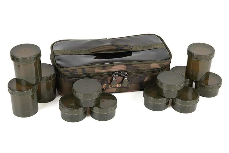 Кейс з баночками для діпування Fox Camolite Hookbait Case 12 Pot