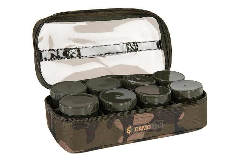 Кейс з баночками для діпування Fox Camolite Hookbait Case 12 Pot
