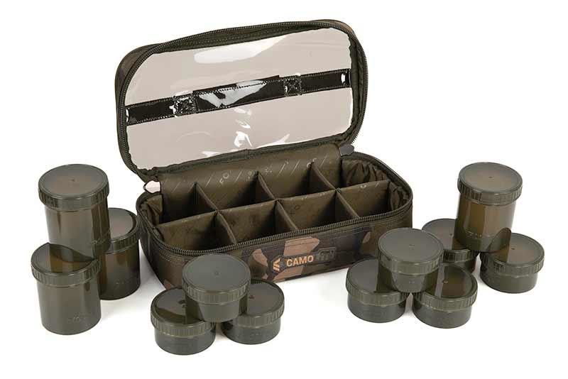 Кейс з баночками для діпування Fox Camolite Hookbait Case 12 Pot