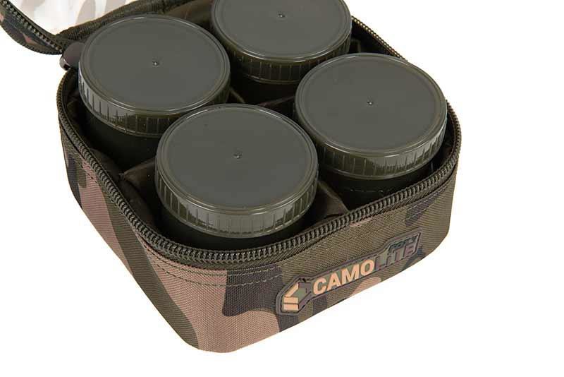Кейс з баночками для діпування Fox Camolite Hookbait Case 6 Pot