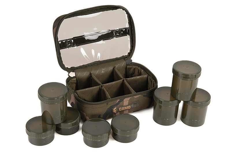 Кейс з баночками для діпування Fox Camolite Hookbait Case 8 Pot
