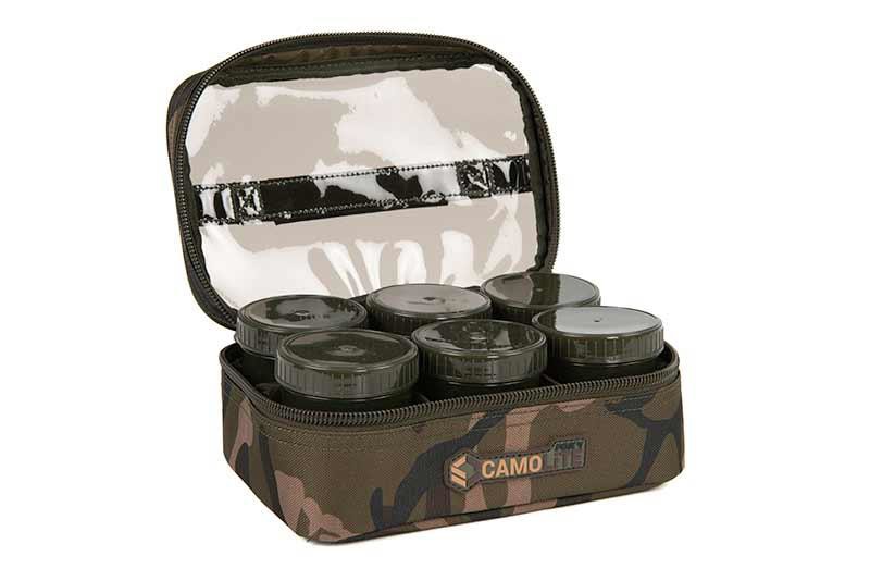 Кейс з баночками для діпування Fox Camolite Hookbait Case 8 Pot