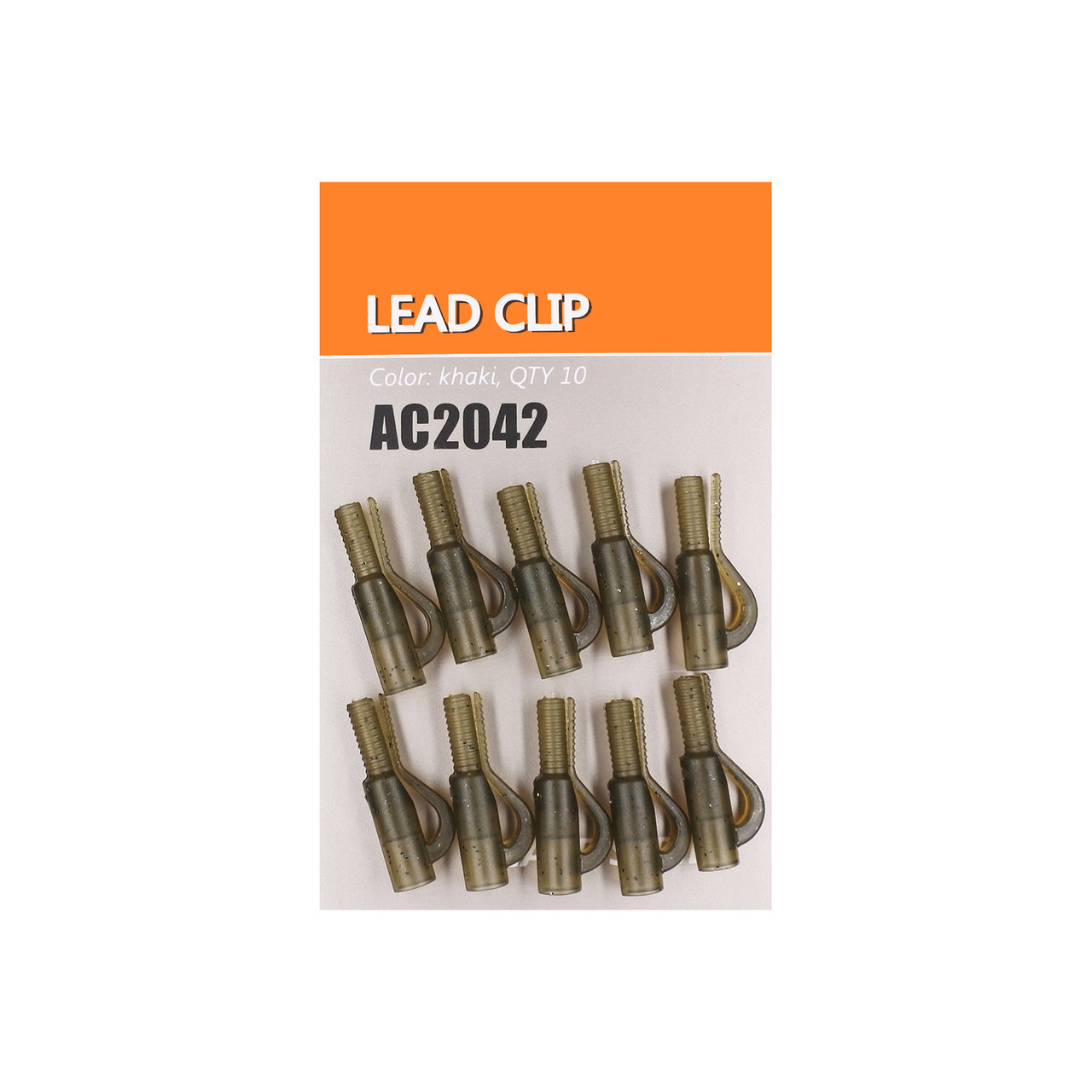 Кліпса безпечна Orange Lead clip 10шт