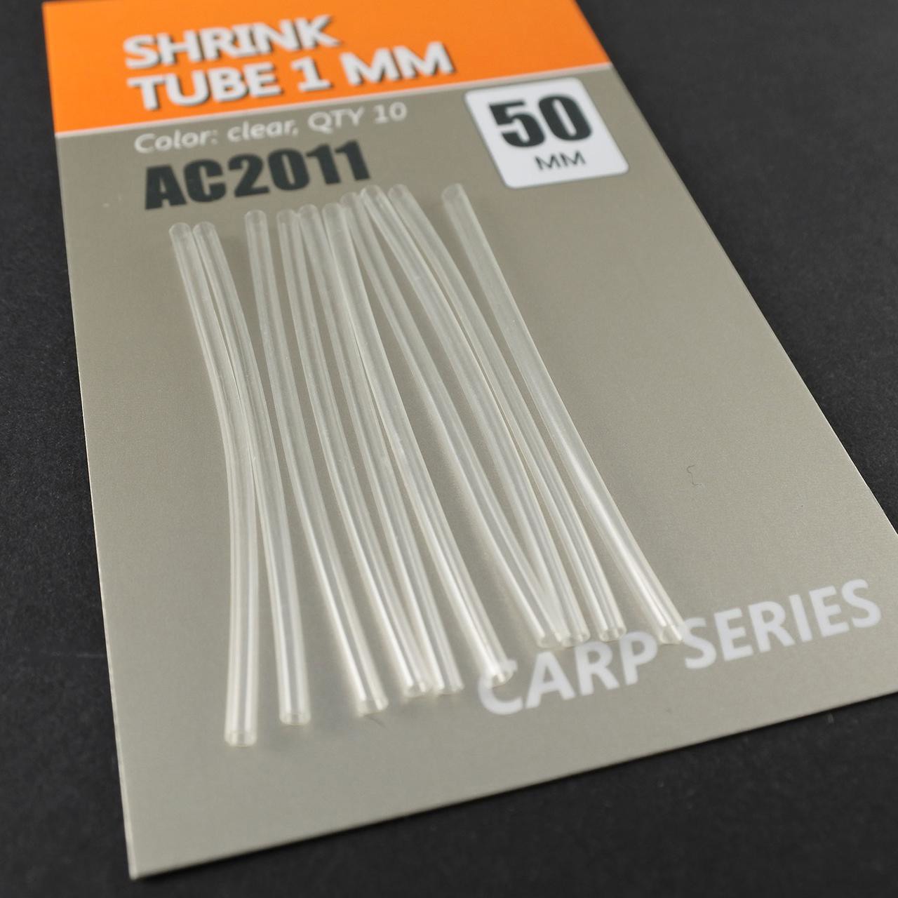 Трубка термозбіжна Orange Shrink tube clear 1мм 10шт