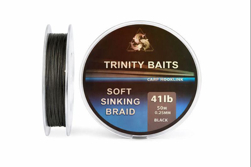 Поводковий матеріал Trinity Baits 41Lb 0.25mm Black 50m