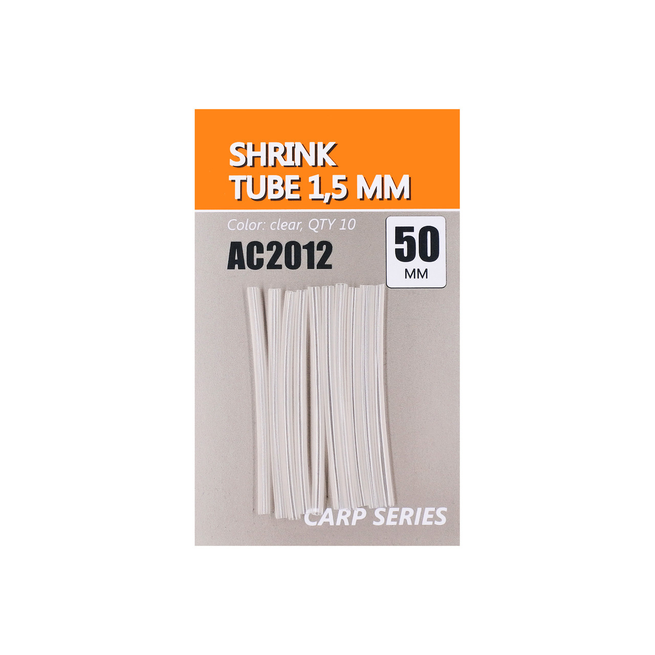 Трубка термозбіжна Orange 1.5мм Shrink tube clear 1,5mm