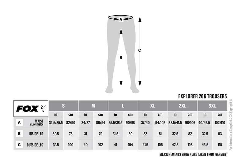Штани водонепроникні Fox Explorer 20K Trouser XXXL