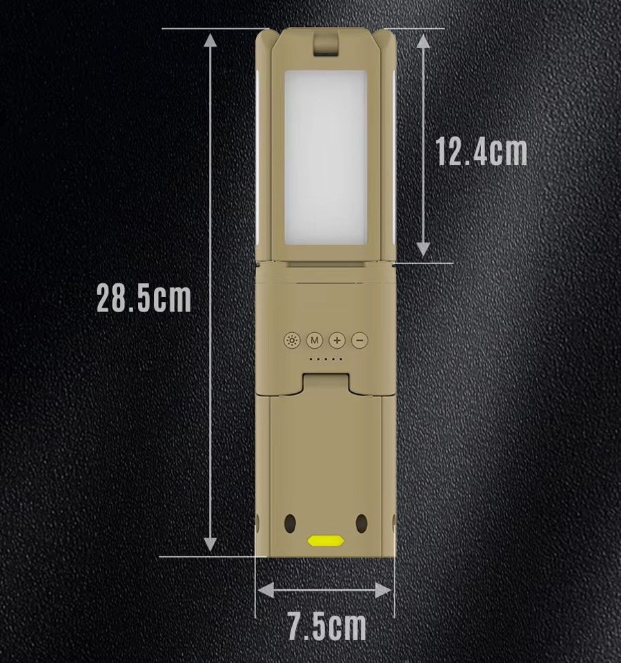 Ліхтар з Power Bank 14000 mAh із перезарядкою телескопічний 6000 lm