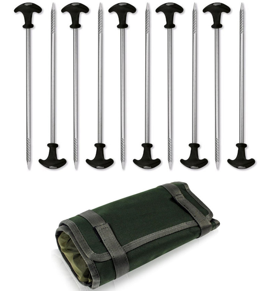 Кілки для намету World4Carp Tent Peg Set XL 30 см набір 10 шт