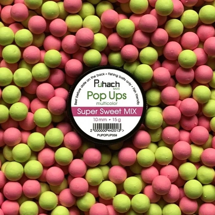 Поп ап Puhach Baits Pop Ups 10 mm Multicolor Super Sweet MIX
