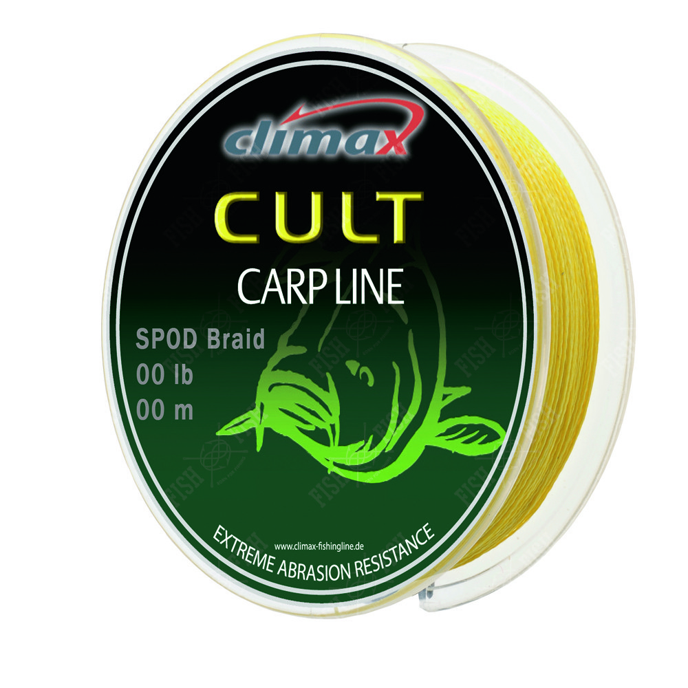 Сподовий шнур Climax Cult Spod Braid 274m (жовтий) 0.16мм 20lb