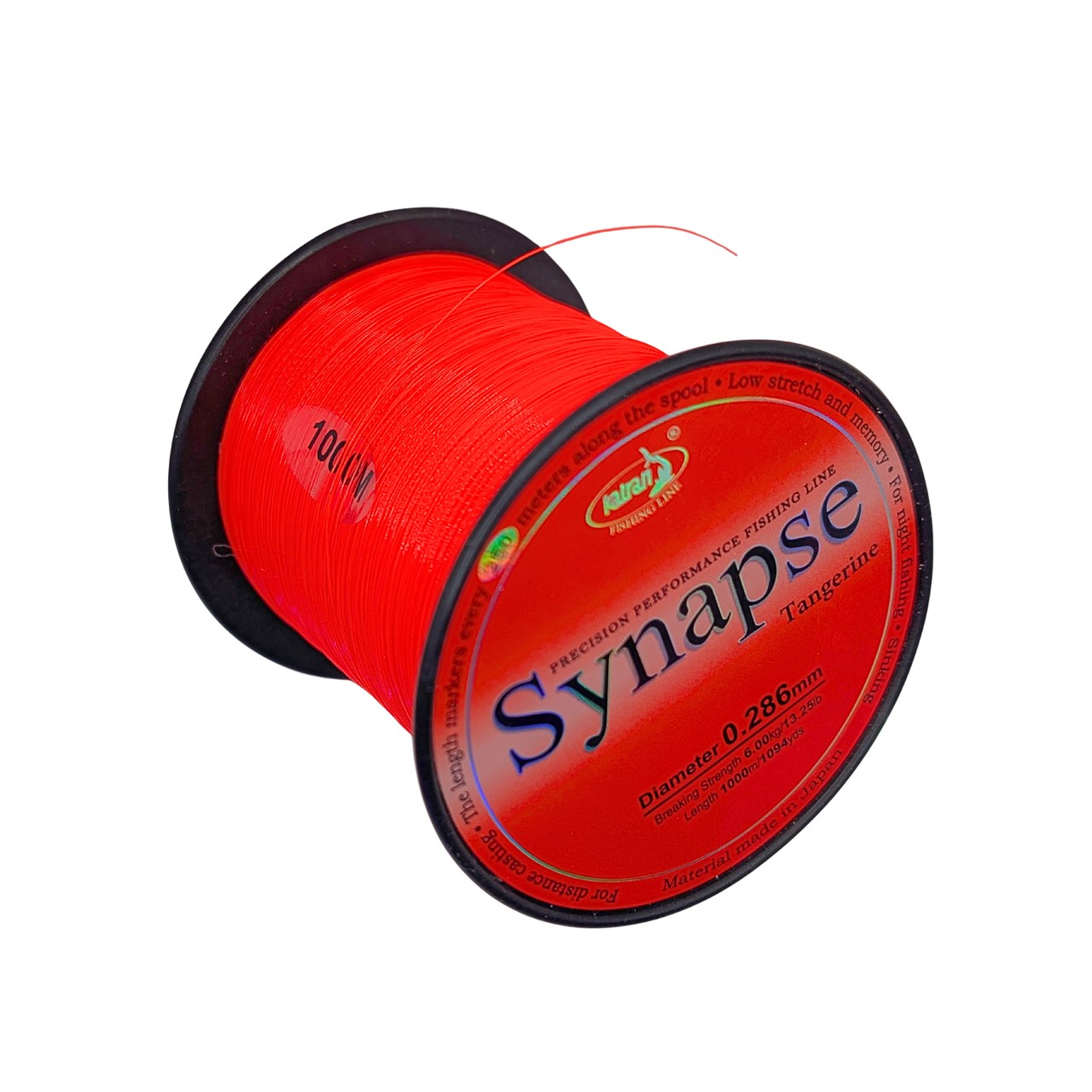 Жилка Katran Synapse Tangerine 1000m 0.286mm 6 kg 13,25 Lb