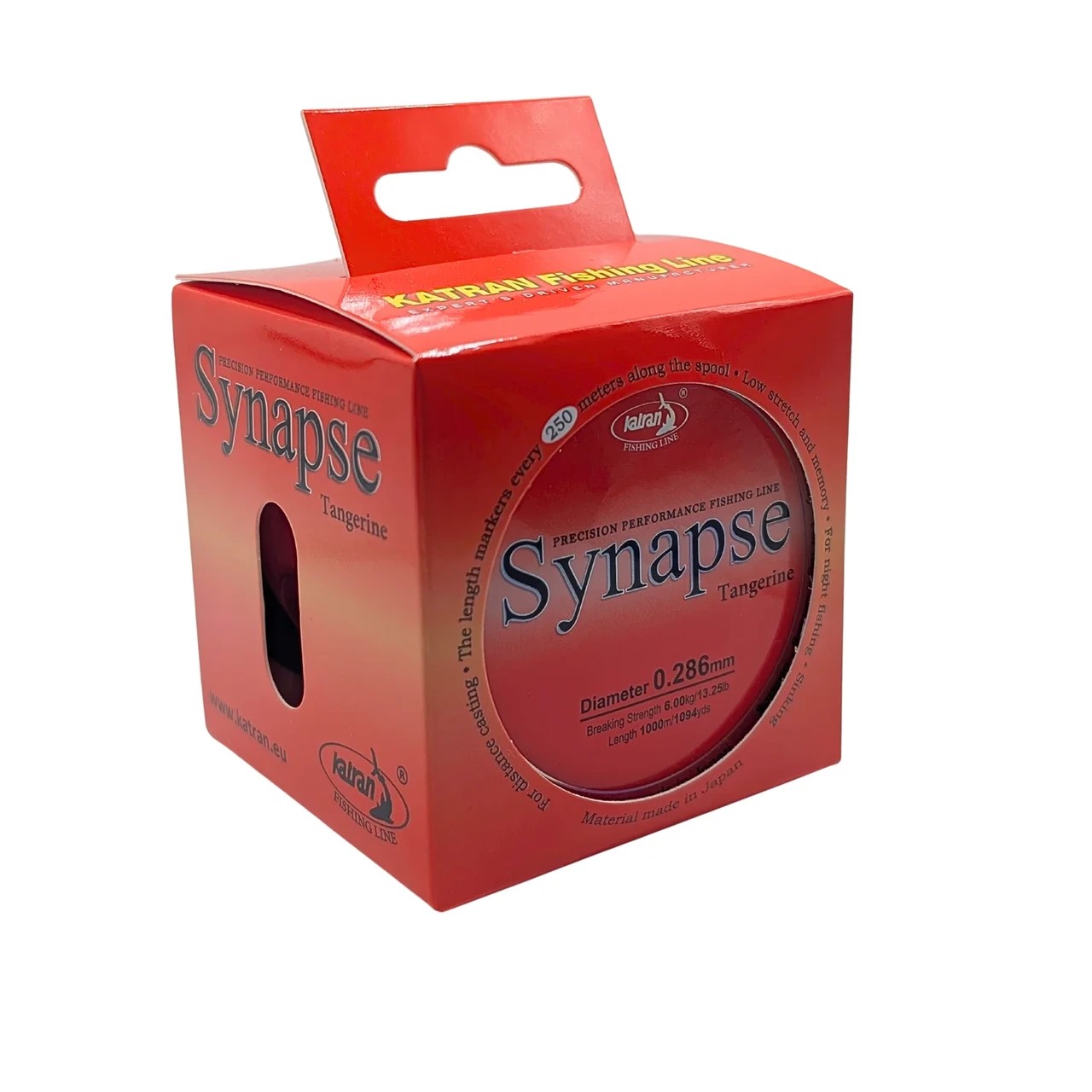 Жилка Katran Synapse Tangerine 1000m 0.309mm 7,01 kg 15,45 Lb