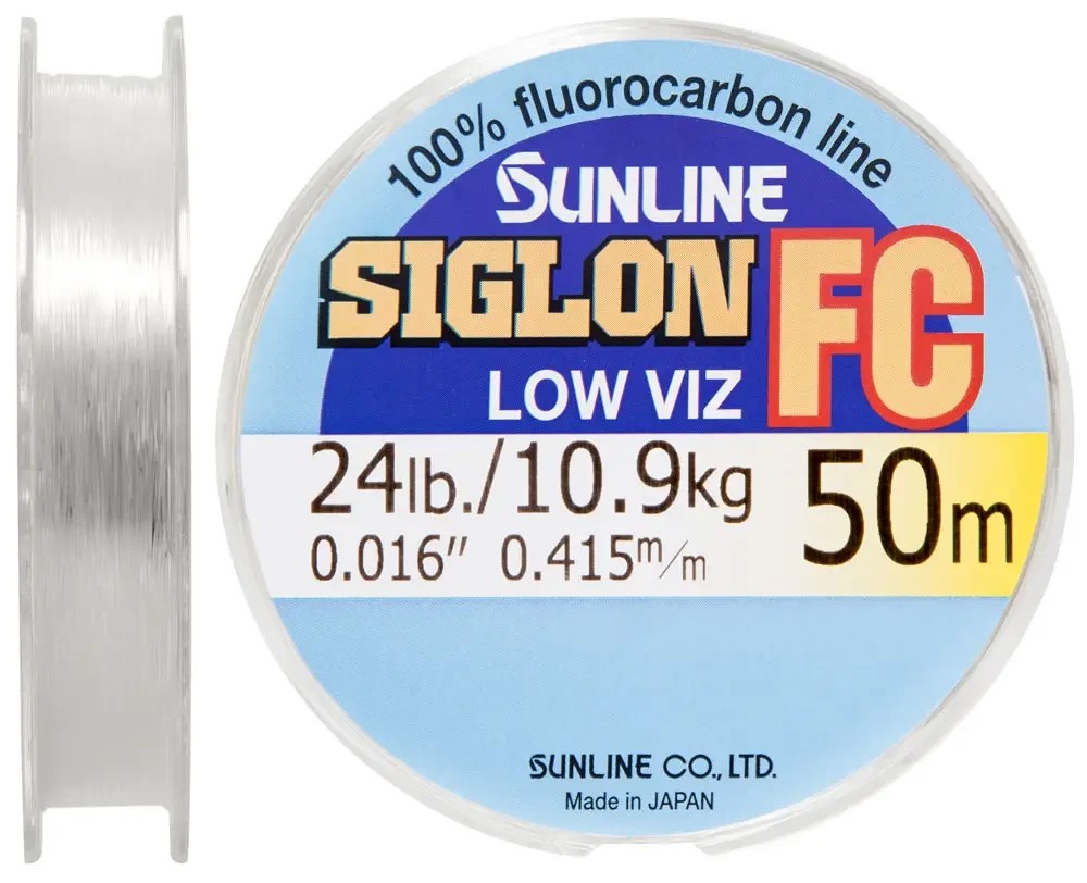 Флюорокарбон повідковий Sunline Siglon FC 50m 0.415mm 10.9kg