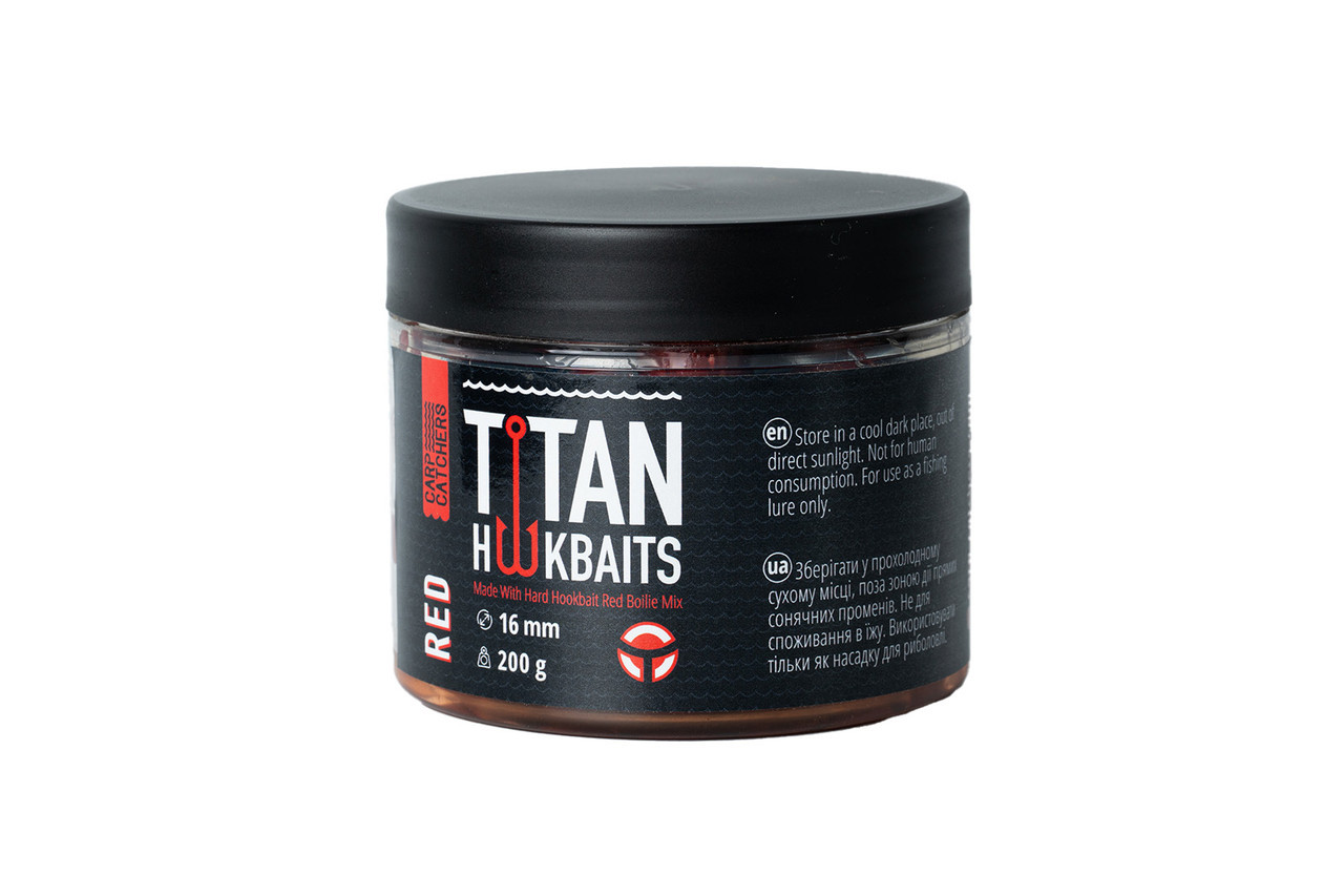 Бойли насадкові варені Carp Catchers Titan Hookbaits RED 20 мм