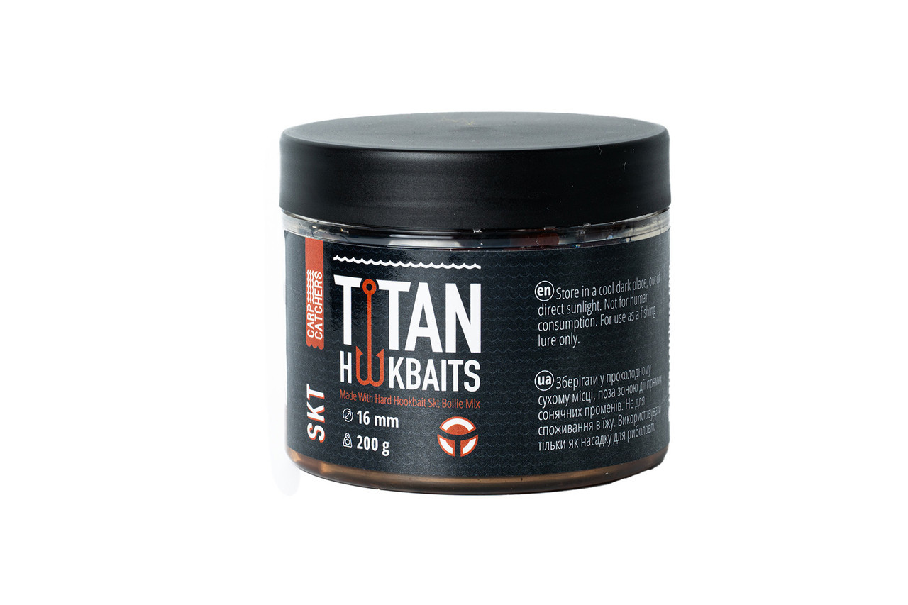 Бойли насадочні варені Carp Catchers Titan Hookbaits SKT 16 мм