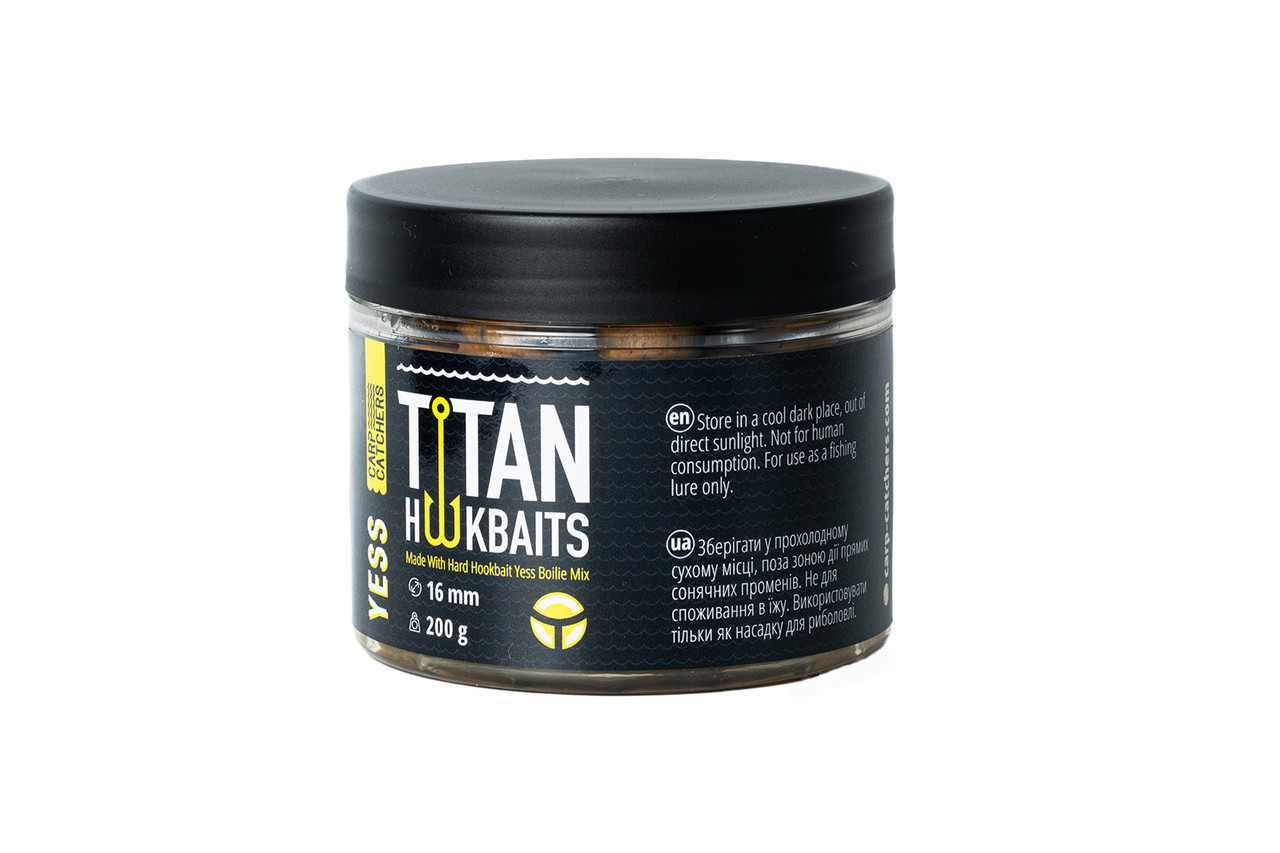 Бойли насадкові варені Carp Catchers Titan Hookbaits YESS 24 мм