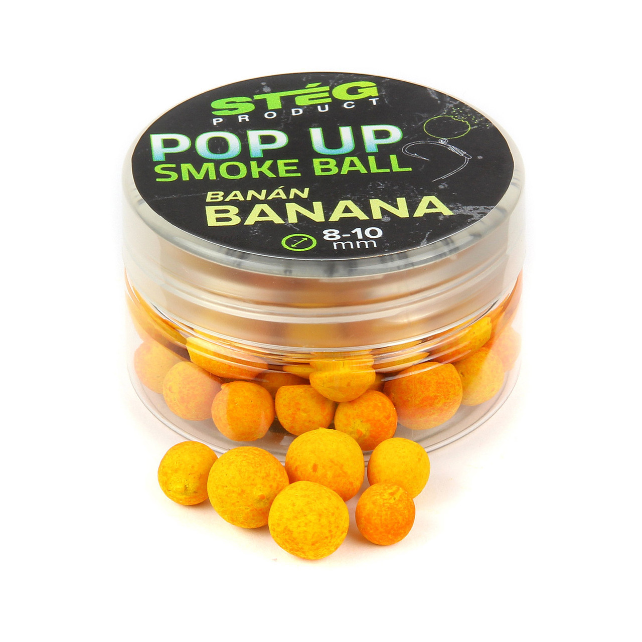 Поп-ап Steg Smoke Ball Pop Up 8-10mm 10g Banana