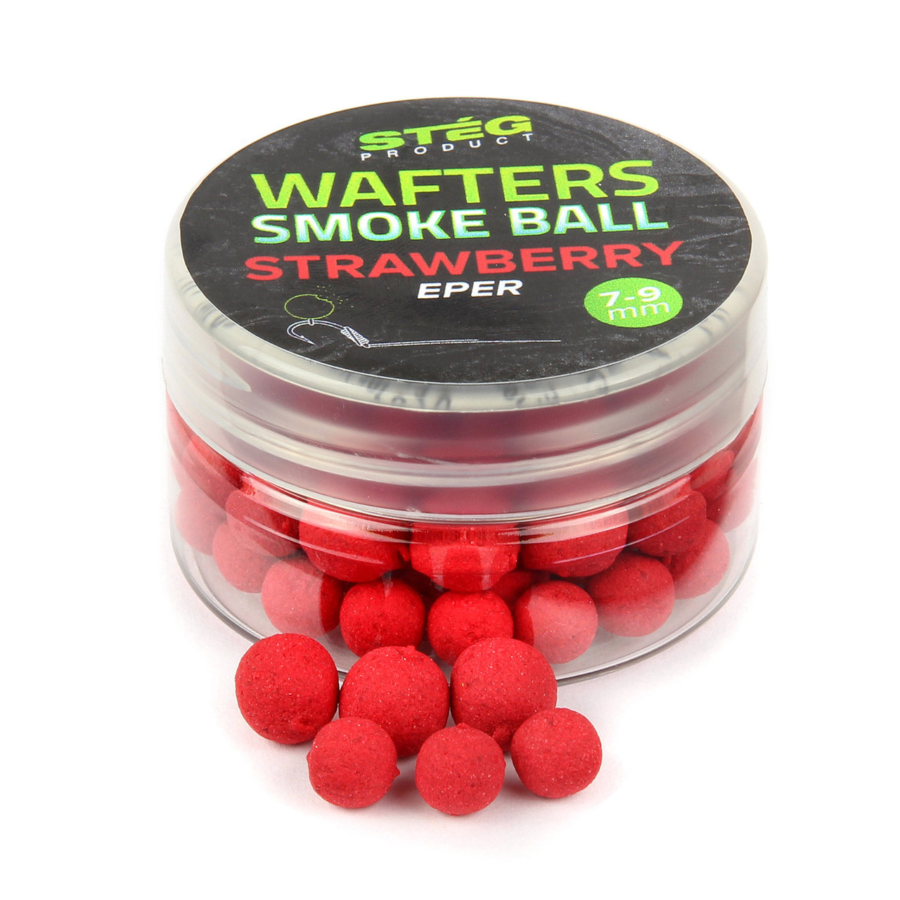 Вафтерси Steg Smoke Ball Wafters 7-9mm 15g Strawberry
