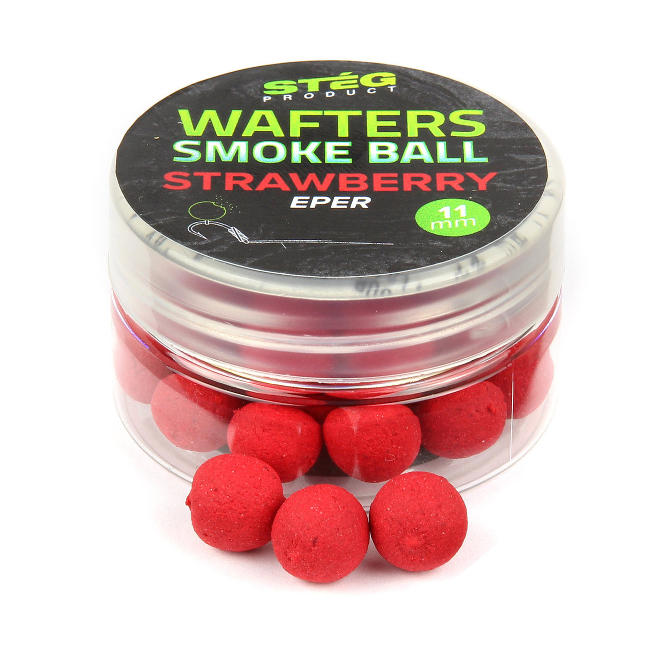 Вафтерси Steg Smoke Ball Wafters 11mm 15g Strawberry