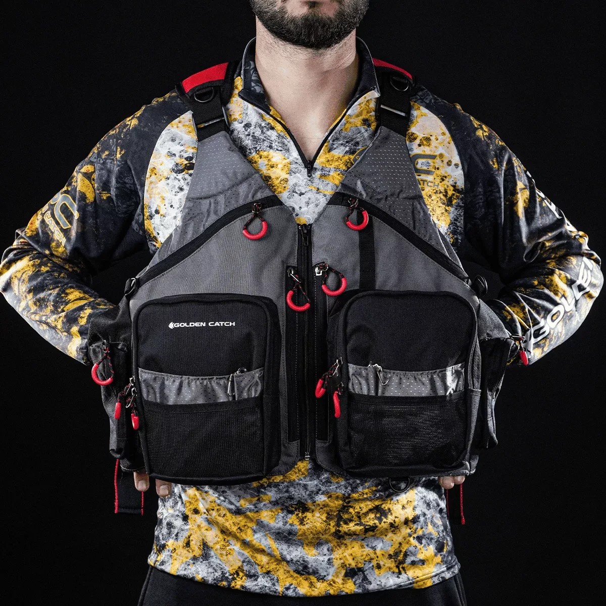 Жилет рибальський Golden Catch One size (54-60)