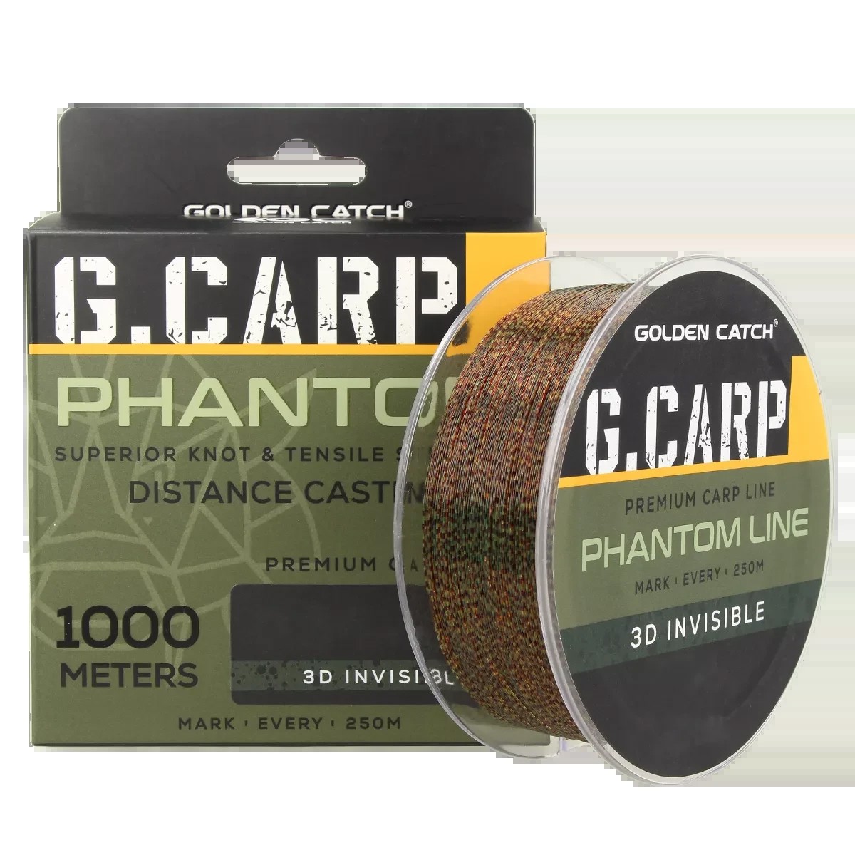 Волосінь Golden Catch G.Carp Phantom Line 1000 м 3D Invisible 0.26мм 4.7kg