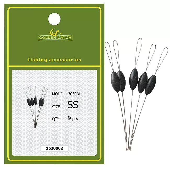 Стопор Golden Catch 3030BL №SS 9шт
